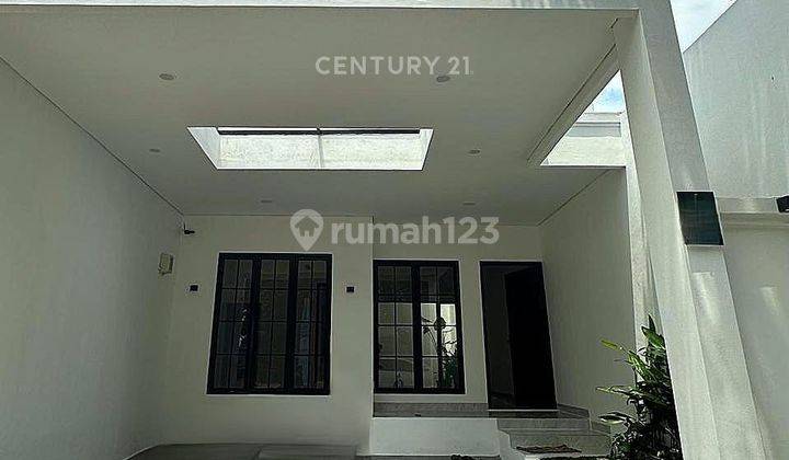 Rumah Baru Bangun Dari Kavling Modern Tropis Di Graha Bintaro 1