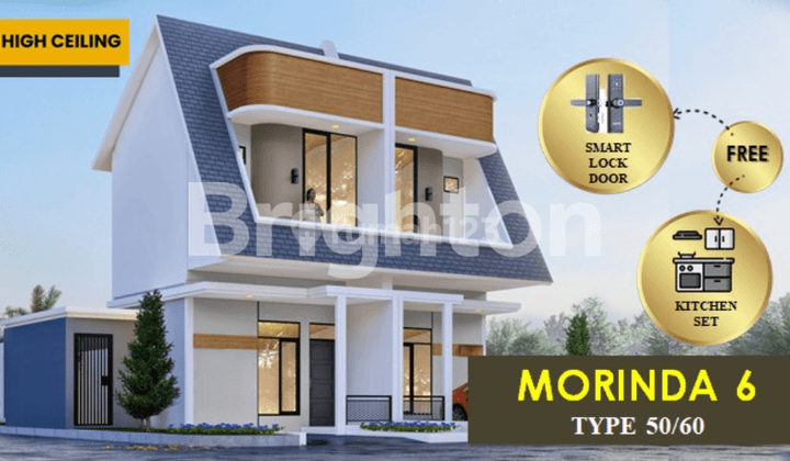 RUMAH 2LT, BARU & MURAH BANGET DI CIWASTRA PARK G-LAND, TYPE MORINDA 6 1