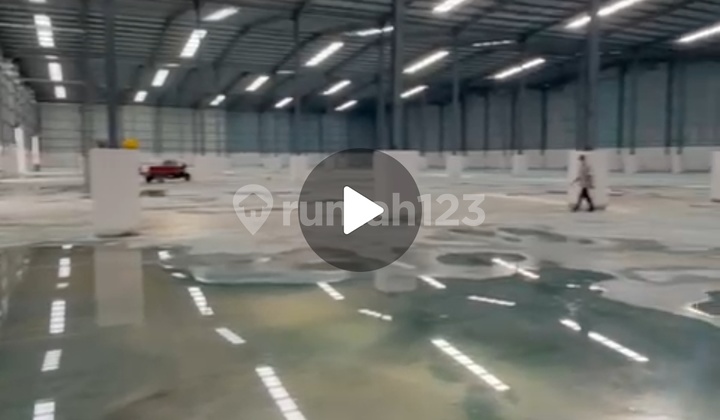 Gudang Baru. Luas 7200Meter. Sepatan Tangerang. Akses Pik.