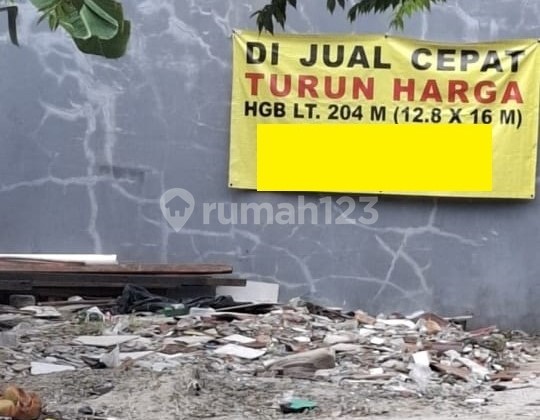 TERMURAH Tanah HOEK 204 m2 Sunter, Jakarta Utara