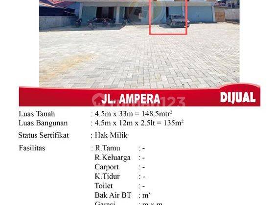 Ruko Jalan Ampera  1