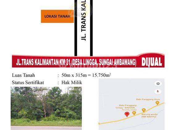 Tanah Tewpi Jalan Trans Kalimantan Km 31 1