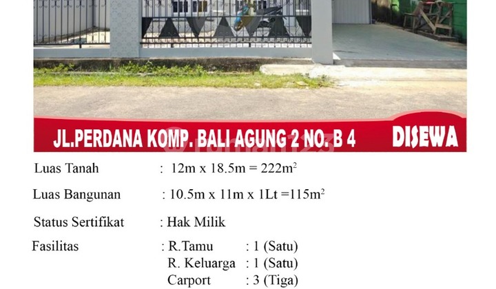 Bali Agung 2 Pontianak Rental House