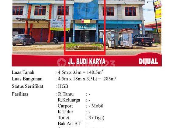 Ruko Jalan Budi Karya 1