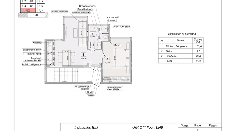 Apartemen 1 Siap Huni di Pusat Canggu - Fully Furnished dan High ROI 2