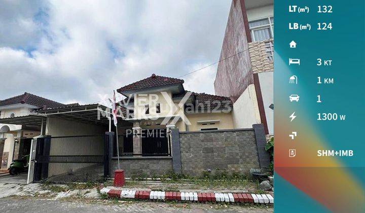 Rumah 1 Lantai Di Jalan Candi Panggung, Mojolangu Malang Nj297  1