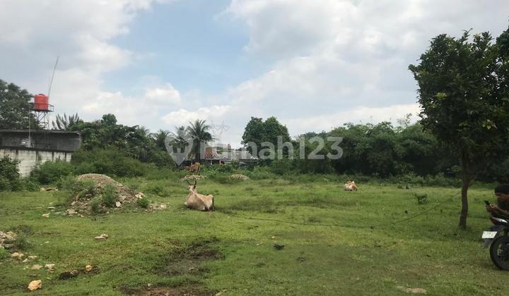 Dijual Murah tanah seluas 2.400 m2  disamping gerbang Perumahan Puri Harmoni 9  di cikahupipan klapanunggal Bogor sangat cocok untuk cluster dan gudang 