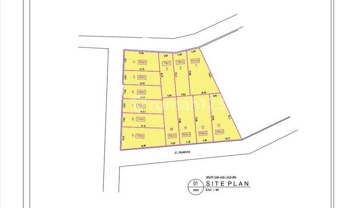 Tanah Luas 71 m² di Sayap Sukanagara Antapani Bandung 2