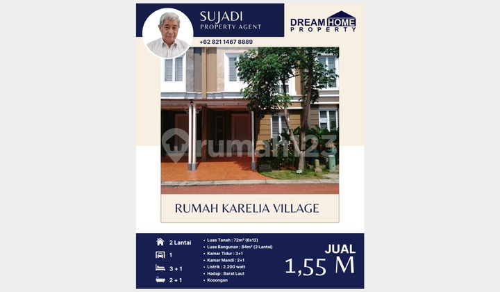 Dijual Murah Rumah di Cluster Karelia Village, Gading Serpong Dijual Murah Rumah di Cluster Karelia Village, Gading Serpong