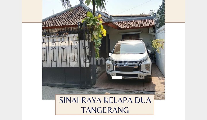 Dijual Rumah Sinai Raya Kelapa Dua Tangerang 1