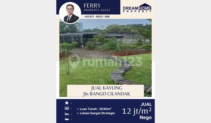 Jual Kavling jln Bango Cilandak