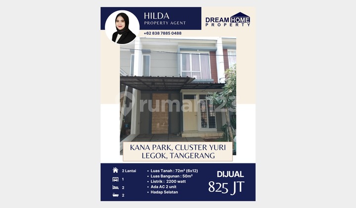 Dijual Kana Park, Cluster Yuri  Legok, Tangerang