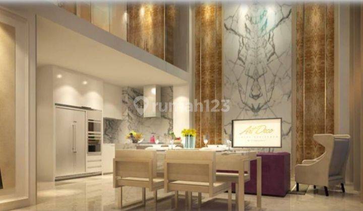 Apartemen 3BR Private Pool Garden di Art Deco Luxury Residence 2