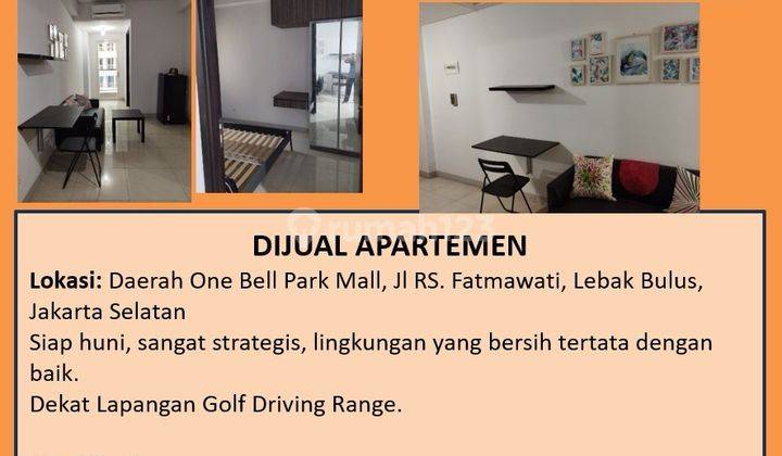 Dijual Apartemen Lebak Bulus,Daerah One Bell Park Mall 1