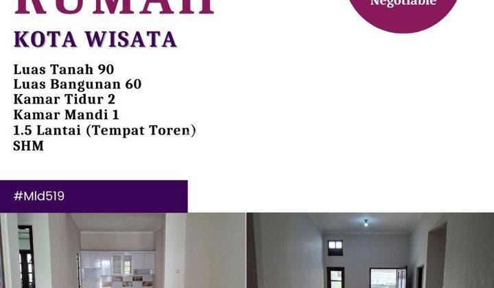 Rumah Mungil Terawat Kota Wisata 1