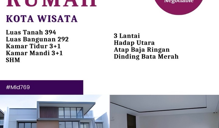 Miliki Rumah Mewah di Kota Wisata Miliki Rumah Mewah di Kota Wisata