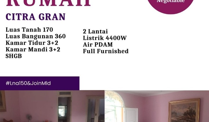 Rumah Mewah Di Lokasi Premium Cibubur di Citra Grand 2