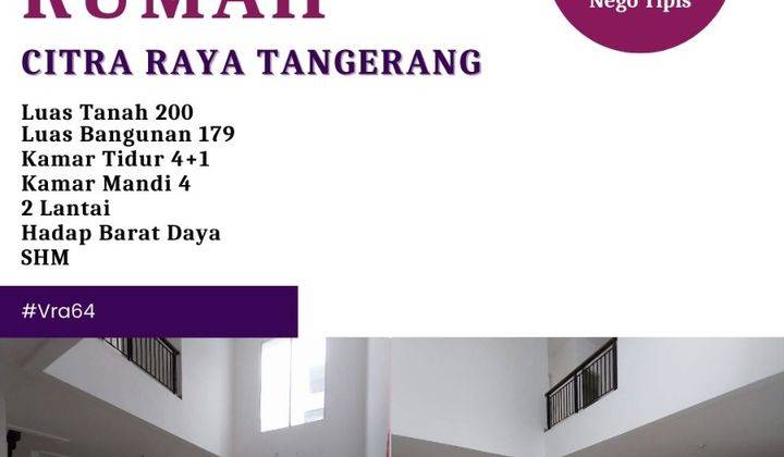 Rumah Minimalis 2 Lantai Citra Raya 1