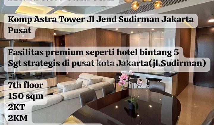 Dijual  Apart. 2kt-Rp9.5m-Anandamaya Resident- Di Sudirman 1