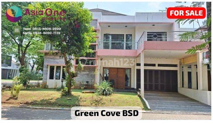 Dijual Rumah Hoek Asri Sejuk- Elite- Green Cove- B S D 1