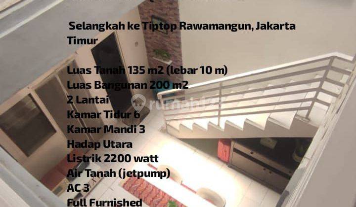 Disewakan Rumah Cantiq 2lt Di Rawamangun Jakarta Timur 1