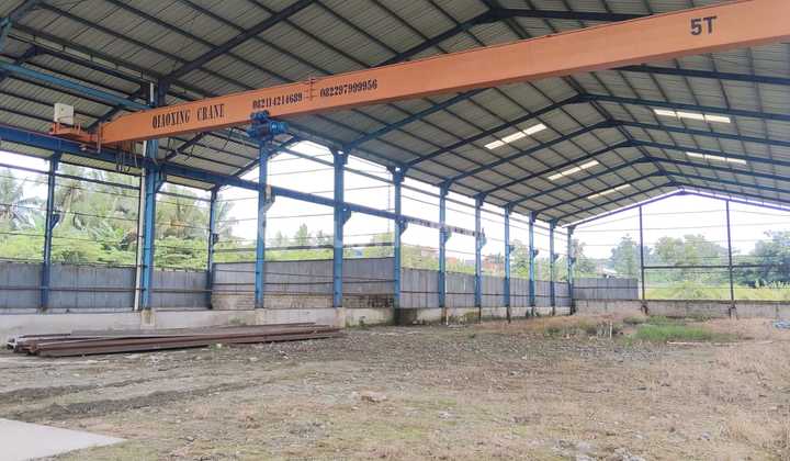 Ex Warehouse With Office, Mess, Large Parking Area Cba Jawilan Serang - Tangerang Area