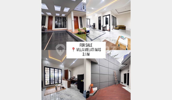 Dijual Rumah Bagus Full Renovasi Villa Melati Mas Serpong, Tangerang Selatan