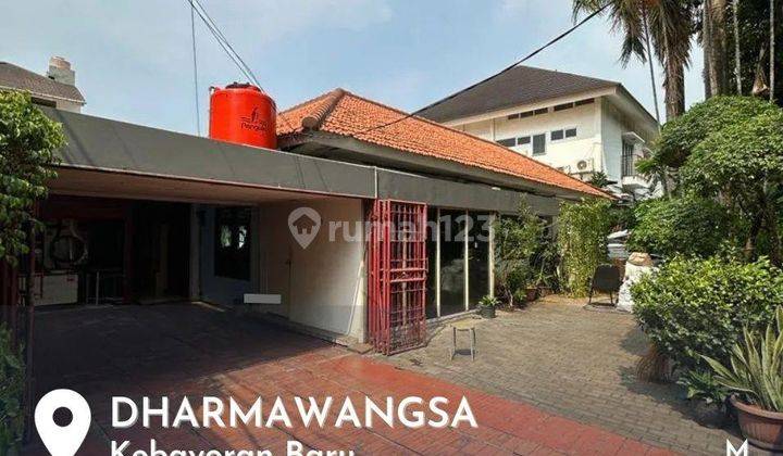 For Sale Rumah 1 Lantai Hitung Tanah di Kebayoran Baru Jakarta Selatan Akses Jalan Lebar 3 Mobil Dekat Apt Dharmawangsa, Kemang Village Dan Rs Brawijaya 1