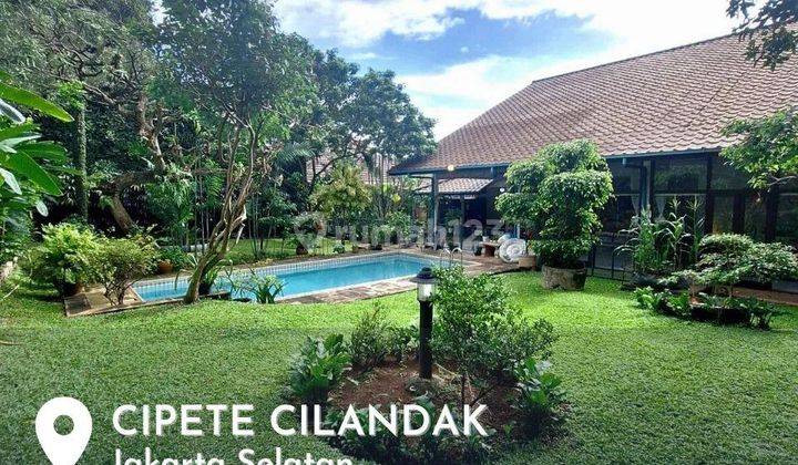 For Sale Rumah Asri Terawat Cipete Cilandak Jak Sel Lingkungan Ekspatriat Bagus Tenang 1