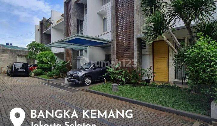 For Sale Rumah Dalam Townhouse Tenang Nyaman Kemang Bangka 1