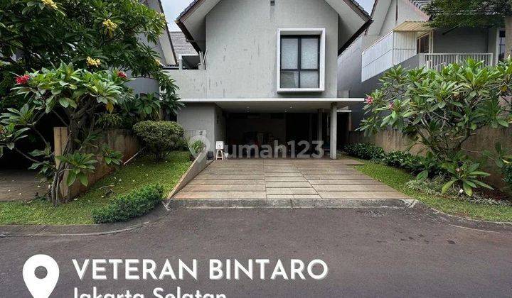  For Sale Rumah Modern Tropical Siap Huni Dalam Town House Eksklusif Veteran Bintaro Jakarta Selatan 1