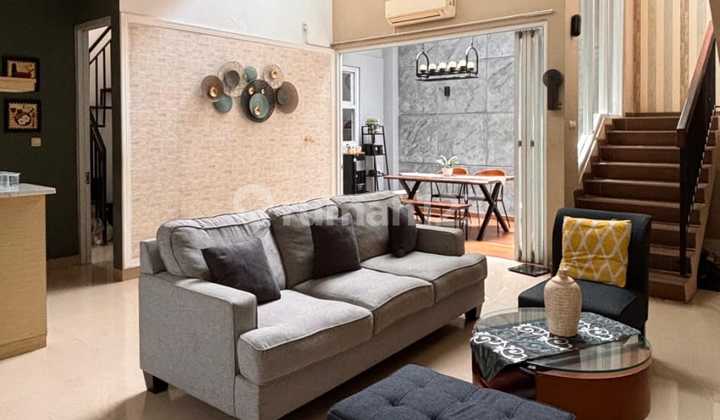 Rumah Modern Semi Furnished Dalam Cluster Bsd City, Tangerang Selatan