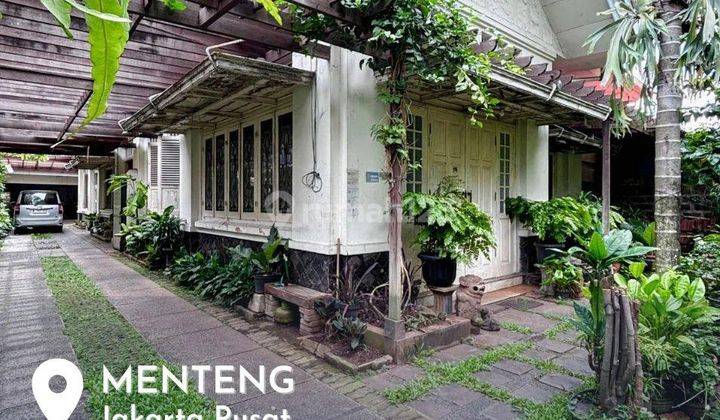  For Sale Rumah Lama Hitung Tanah, Jalan Lebar, Area Premium Menteng Jakarta Pusat 1