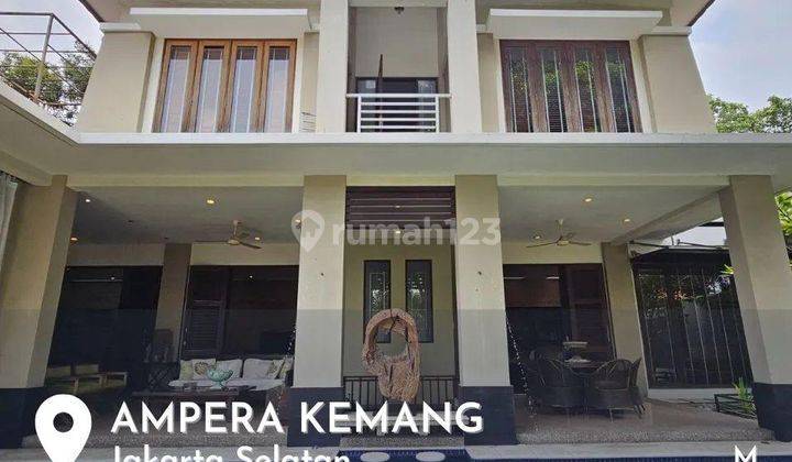 Turun Harga Dijual Rumah Nuansa Resort Tropis Ampera Kemang Jak Sel 1