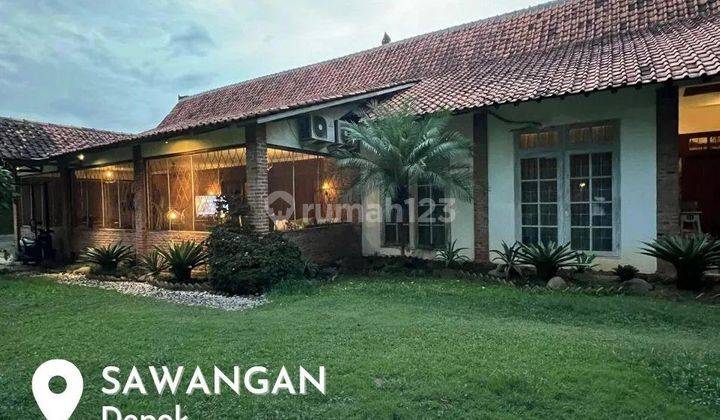  For Sale Rumah Villa, Cafe Antik Sawangan Depok 1