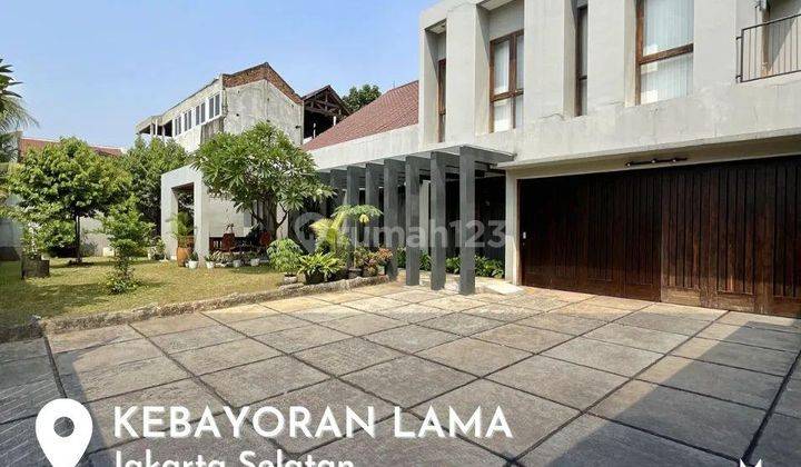 For Sale Tanah Luas Dan Bangunan Terawat, Siap Huni, Rumah Dalam Komplek Kebayoran Lama Jak Sel 1