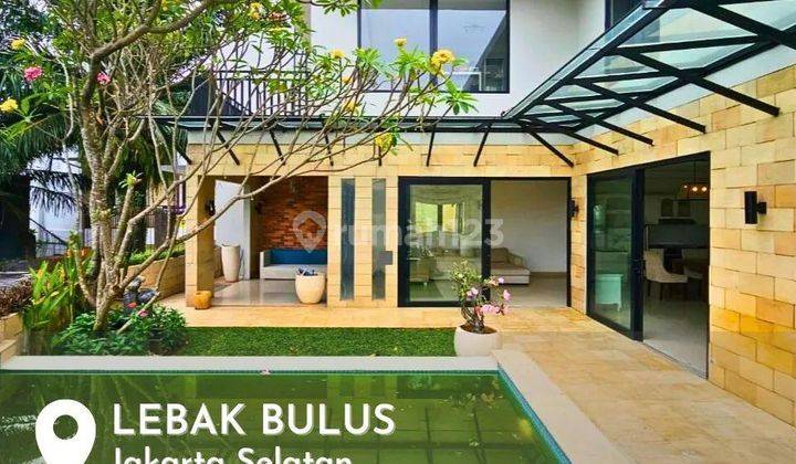 Dijual Rumah Secondary Siap Huni Dalam Private Exclusive Townhouse Yang Nyaman di Lebak Bulus, Jakarta Selatan 1