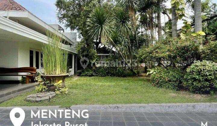 For Sale Rumah Lama Terawat, Kawasan Elit, Jalan Lebar Menteng Jakarta Pusat 1