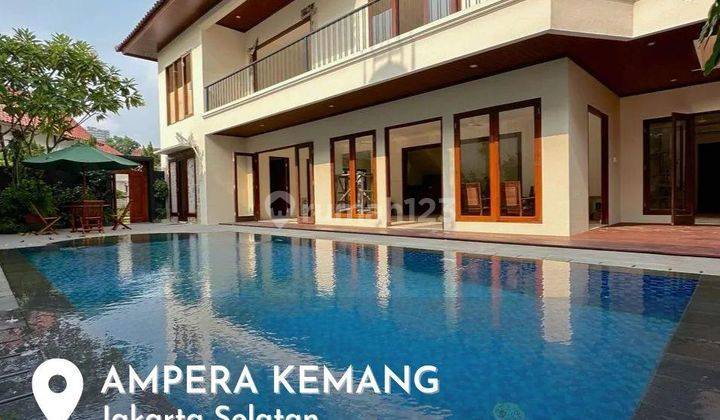 For Sale Brand New Modern Tropical Dalam Compound Kemang Ampera 1