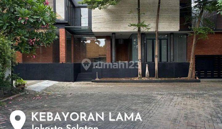 For Sale Rumah Kontemporer Modern Dalam Komplek Kebayoran Lama Jakarta Selatan 1