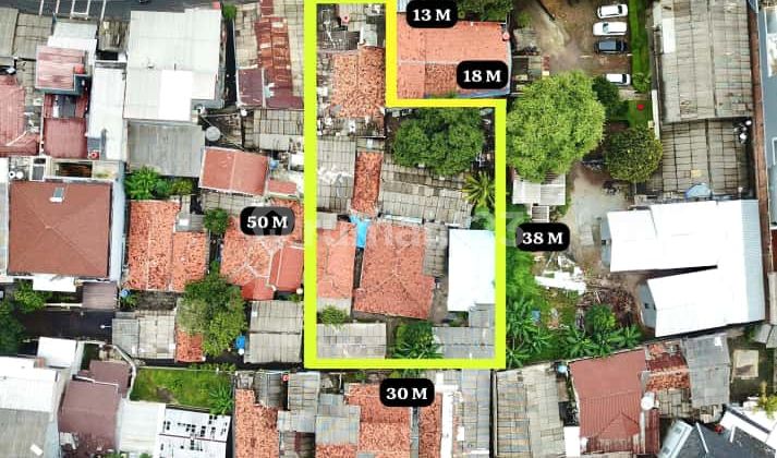 Rumah Hitung Tanah di Permata Hijau Dekat Senayan