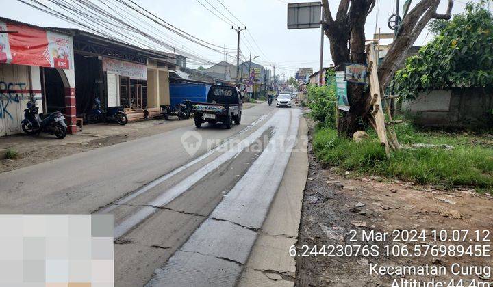 Dijual Tanah BU luas 1863m Lokasi strategis Jl raya binong Tangerang 1