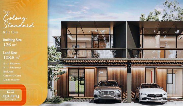 Colony Diponegoro Rumah Mewah 2lantai Lippo Village Karawaci Tangerang  1