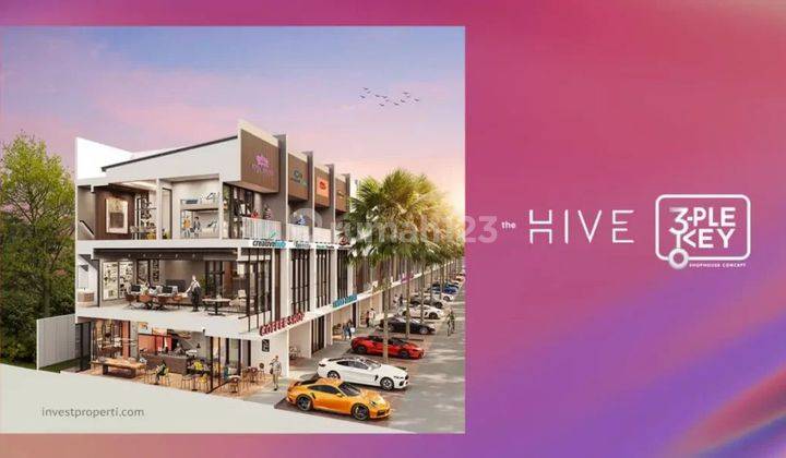 Ruko 3Lantai The Hive Essence Lippo Village Karawaci Central 1