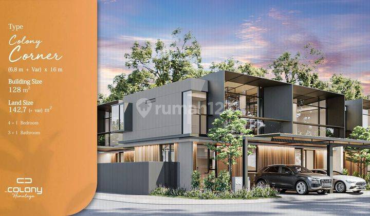 Rumah Mewah 2lantai Colony Himalaya By Lippo Karawaci 
 1