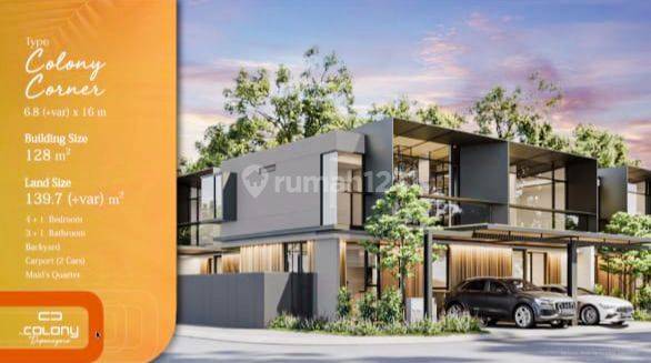 Colony Diponegoro Rumah Mewah 2lantai Lippo Village Karawaci Tangerang  2