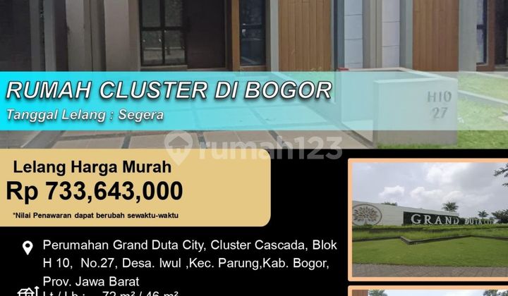 Modern Minimalist Cluster House in Grand Duta City