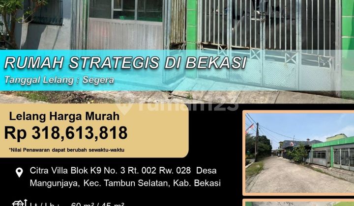 Rumah Minimalis Lokasi Strategis Murah di Tambun Selatan Rumah Minimalis Lokasi Strategis Murah di Tambun Selatan