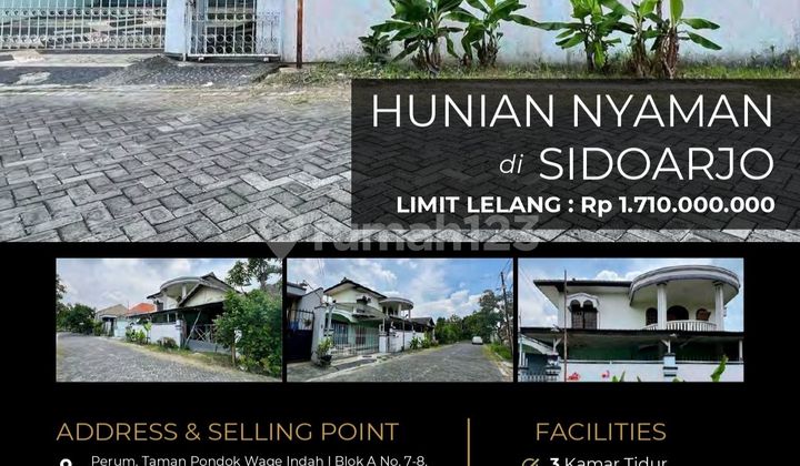 Rumah Megah 2 Lantai Minim Renovasi Bagus di Sidoarjo