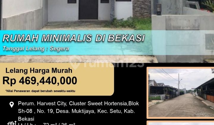Rumah Minimalis Modern Nyaman di Harvest City